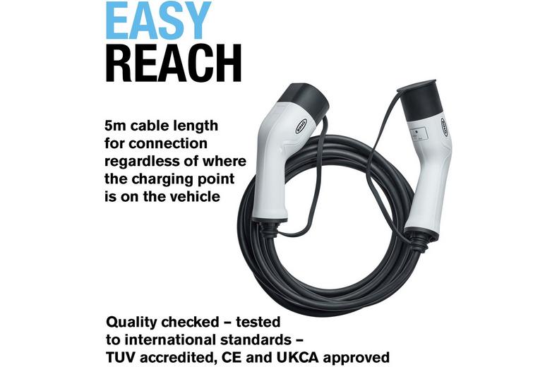 Ring EV Charge Cable Type2 2 3ph 32A 5m Ring EV Charge Cable Type2 2 3ph 32A 5m