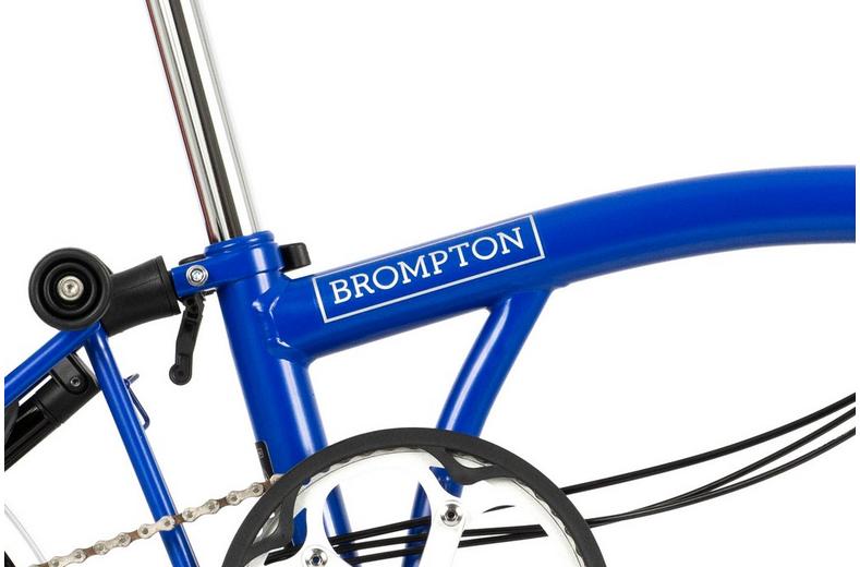 Ex-Display Brompton C Line Explore Low Handlebar Folding Bike, Piccadilly Blue - 16" Wheel Ex-Display Brompton C Line Explore Low Handlebar Folding Bike, Piccadilly Blue - 16" Wheel