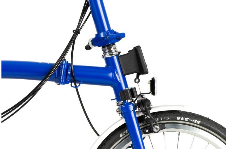 Ex-Display Brompton C Line Explore Low Handlebar Folding Bike, Piccadilly Blue - 16" Wheel Ex-Display Brompton C Line Explore Low Handlebar Folding Bike, Piccadilly Blue - 16" Wheel