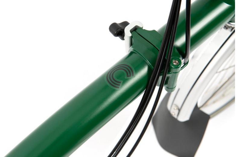 Ex-Display Brompton C Line Utility Mid Handlebar Folding Bike, Racing Green - 16" Wheel Ex-Display Brompton C Line Utility Mid Handlebar Folding Bike, Racing Green - 16" Wheel