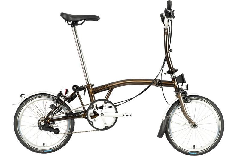 Ex-Display Brompton C Line Explore Mid Handlebar Folding Bike, Black Lacquer - 16" Wheel Ex-Display Brompton C Line Explore Mid Handlebar Folding Bike, Black Lacquer - 16" Wheel
