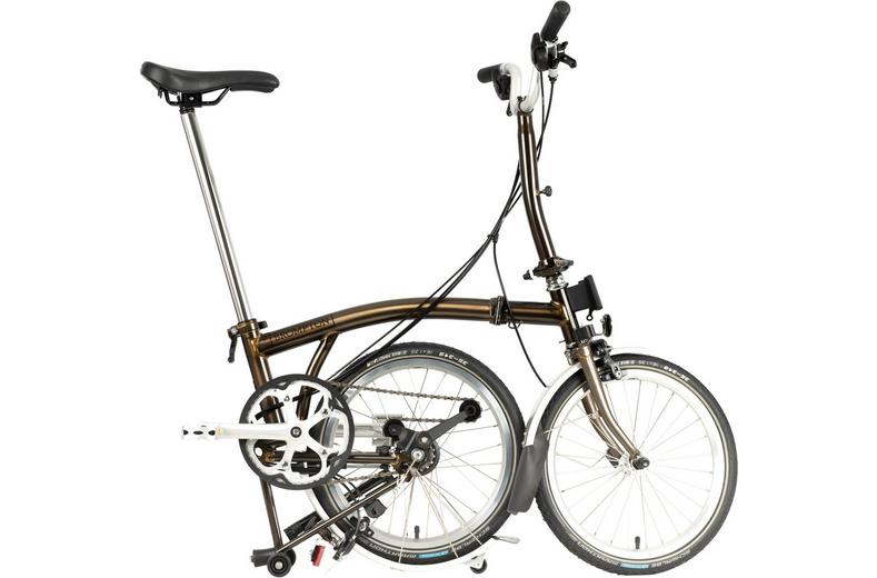 Ex-Display Brompton C Line Explore Mid Handlebar Folding Bike, Black Lacquer - 16" Wheel Ex-Display Brompton C Line Explore Mid Handlebar Folding Bike, Black Lacquer - 16" Wheel