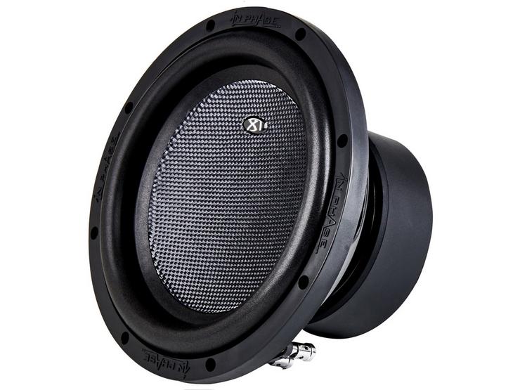 In Phase XT-10 Kevlar Cone 2 Ohm Dual Voice Coil 1200W Peak Power Subwoofer