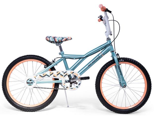 US in Stock White Kids Bike for Boys Girls, Youth Mountain Bikes 20-inch BMX Bike Style Frame Children's Bicycle with Water Bottle Bag 
