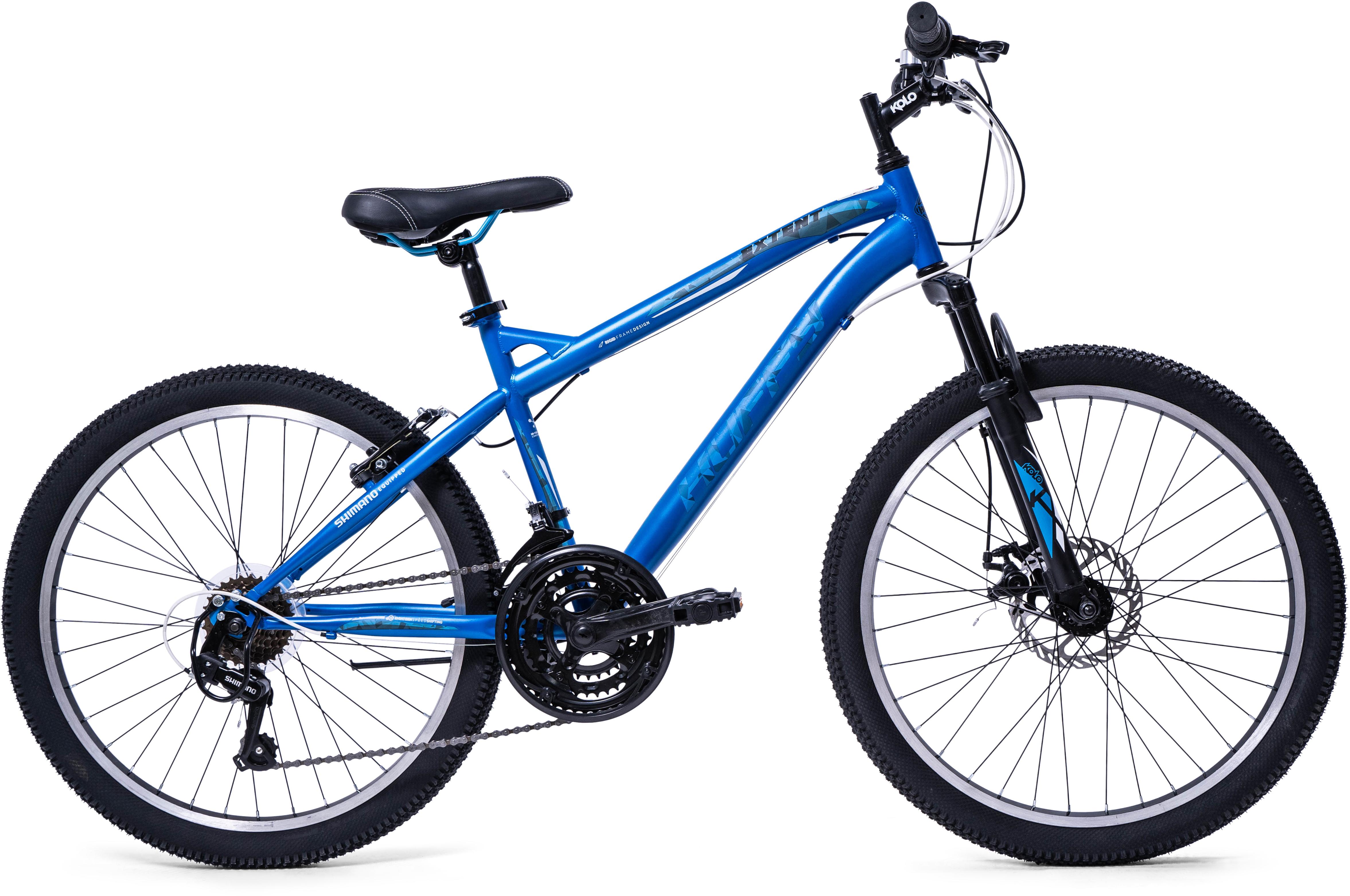 Huffy Extent Junior Mountain Bike - 24 Inch Wheel - Cobalt Blue