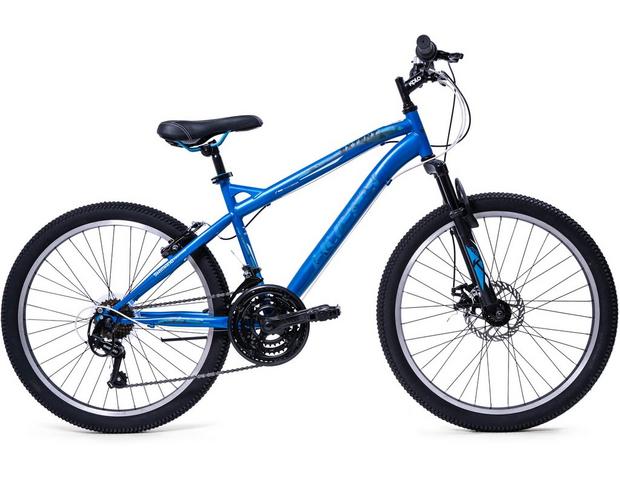 Huffy Extent Junior Mountain Bike - 24 Wheel - Cobalt Blue