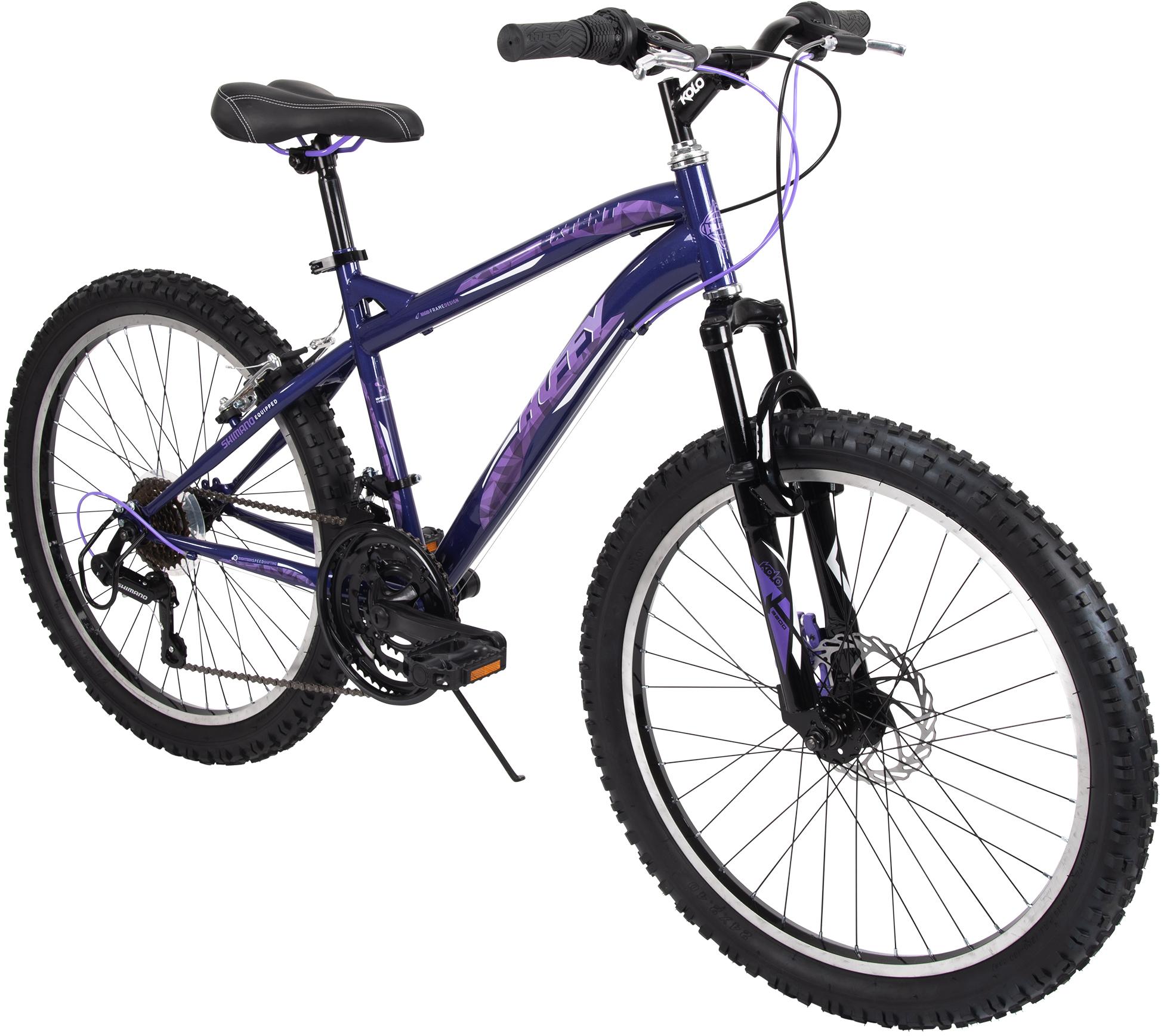 Huffy Extent Junior Mountain Bike - 24" Wheel - Midnight Purple