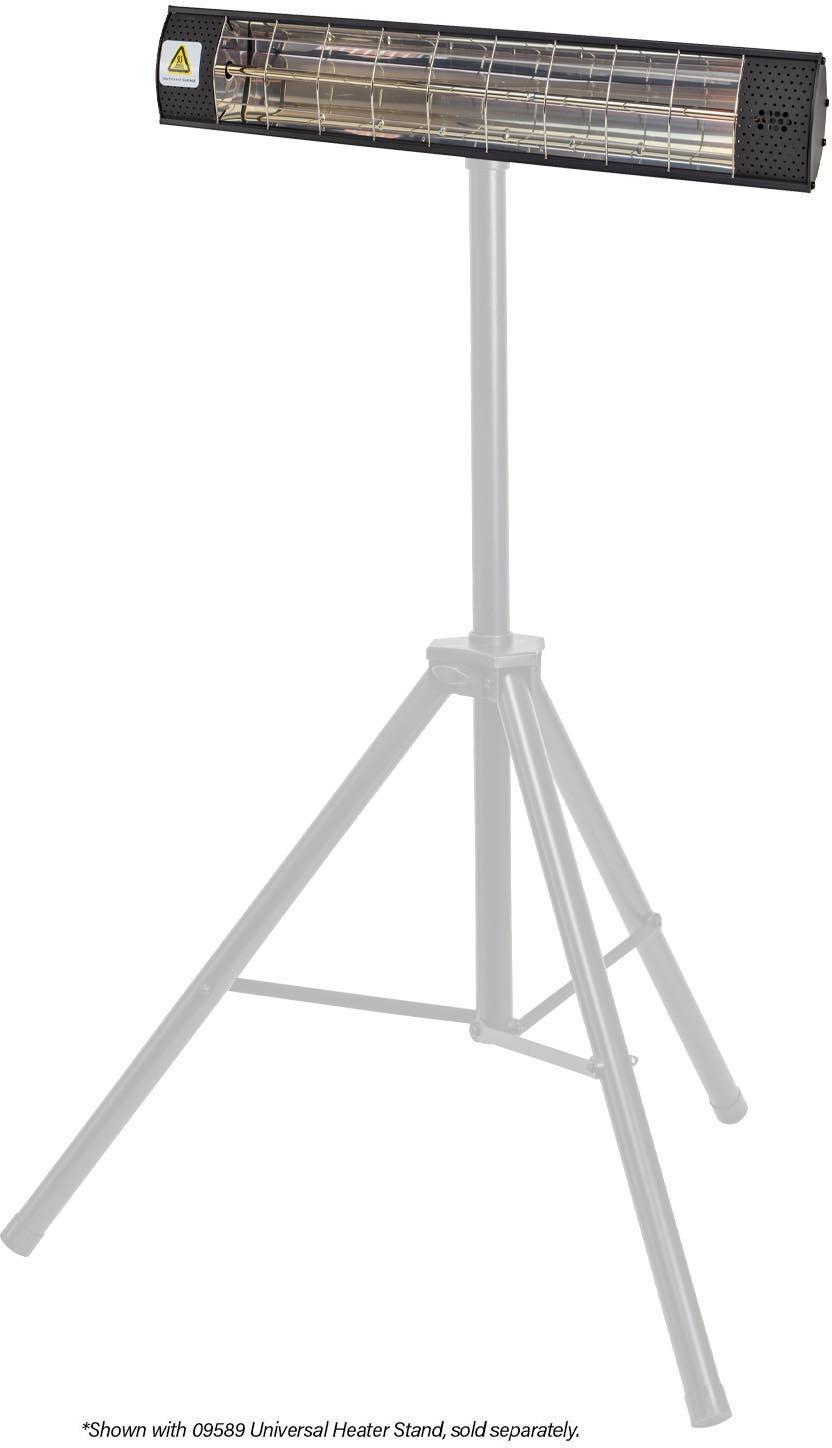 SIP Halogen Heater 230v Black