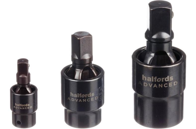 Halfords Advanced Pinless Universal Joint 1/2", 3/8”, 1/4" Drive Halfords Advanced Pinless Universal Joint 1/2", 3/8”, 1/4" Drive