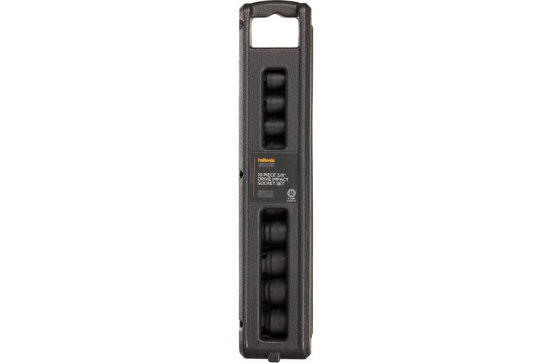 Halfords Advanced 10 Piece 3/8” Drive Impact Socket Rail Set Halfords Advanced 10 Piece 3/8” Drive Impact Socket Rail Set