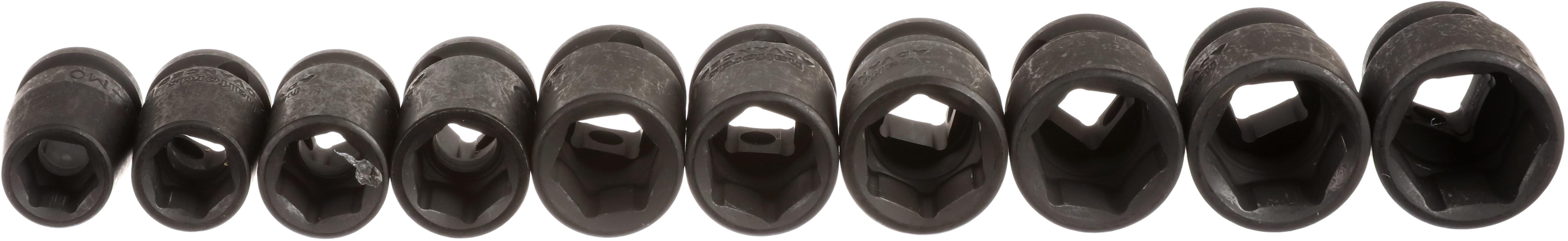 Halfords Advanced 10 Piece 3/8” Drive Impact Socket Rail Set