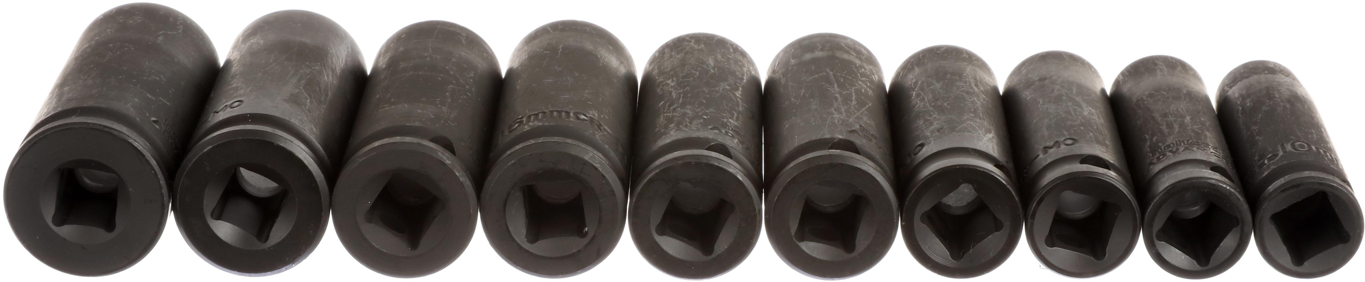 Halfords Advanced 10 Piece 3/8” Drive Impact Deep Socket Rail Set
