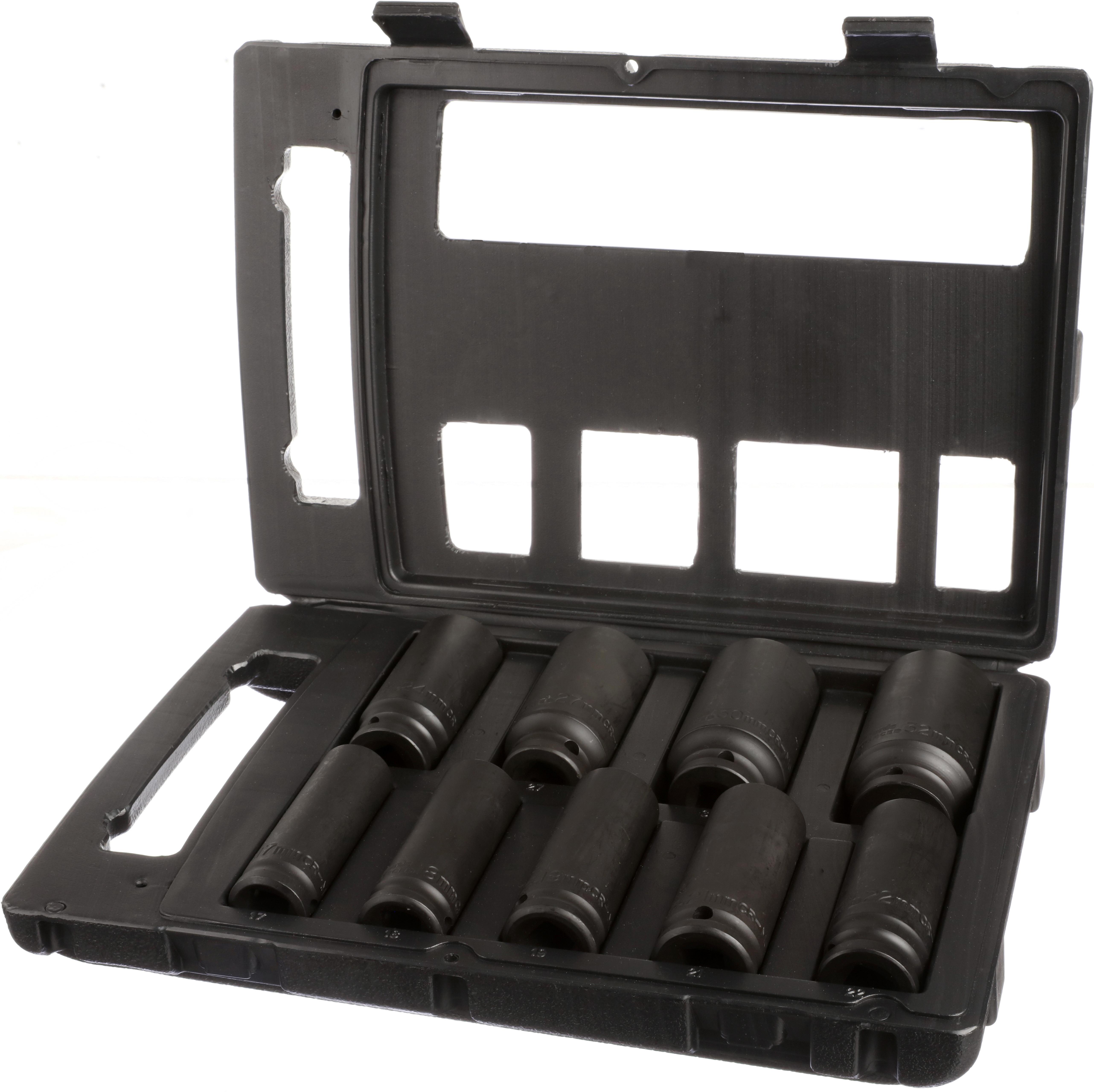 Halfords Advanced 9 Piece 1/2” Drive Impact Deep Socket Set