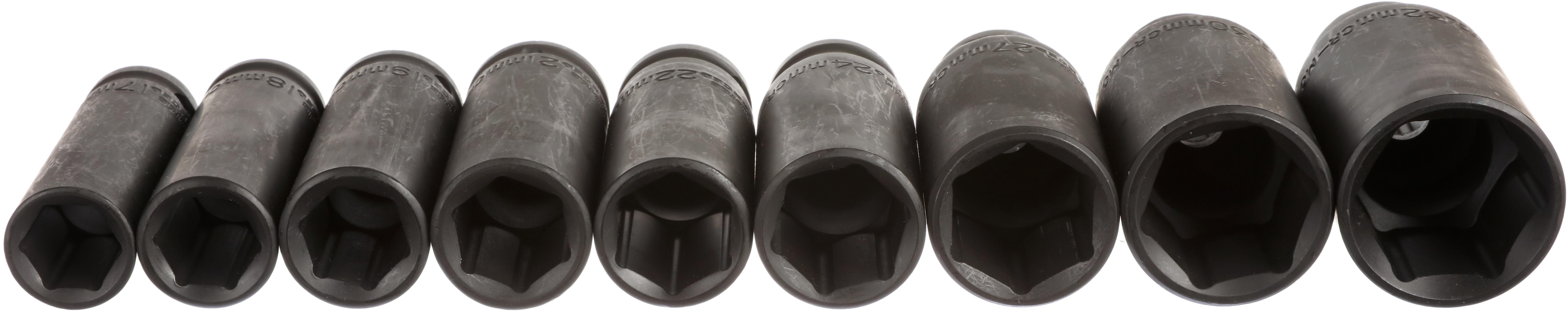 Halfords Advanced 9 Piece 1/2” Drive Impact Deep Socket Set