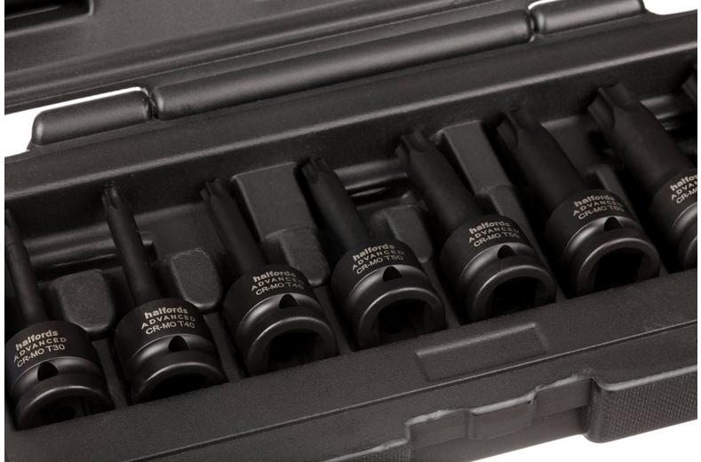 Halfords Advanced 8 Piece Impact Torx Set 1/2" Drive Halfords Advanced 8 Piece Impact Torx Set 1/2" Drive