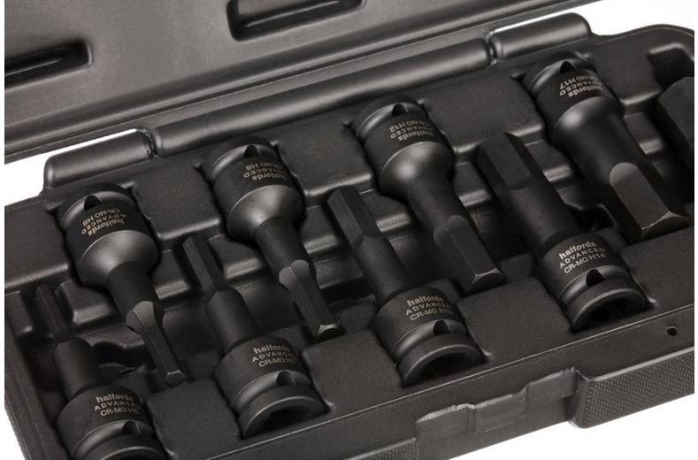 Halfords Advanced 9 Piece Impact Hex Set 1/2" Drive Halfords Advanced 9 Piece Impact Hex Set 1/2" Drive