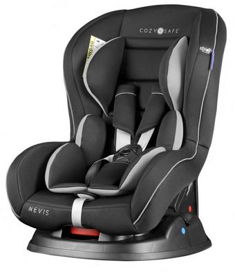 CozyNSafe Nevis Group 0+/1 Child Car Seat – Black/Grey