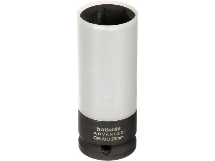 Halfords Advanced Wheel Nut Impact Socket 23mm