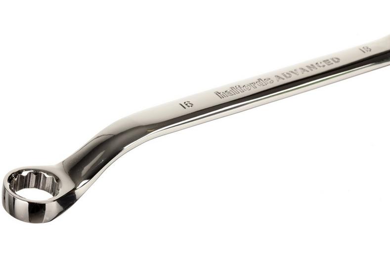 Halfords Advanced Offset Ring Spanner 16x18mm Halfords Advanced Offset Ring Spanner 16x18mm