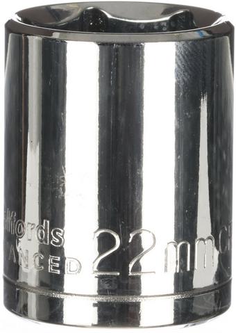 Halfords Advanced 1/2” Drive 6PT Socket 22mm