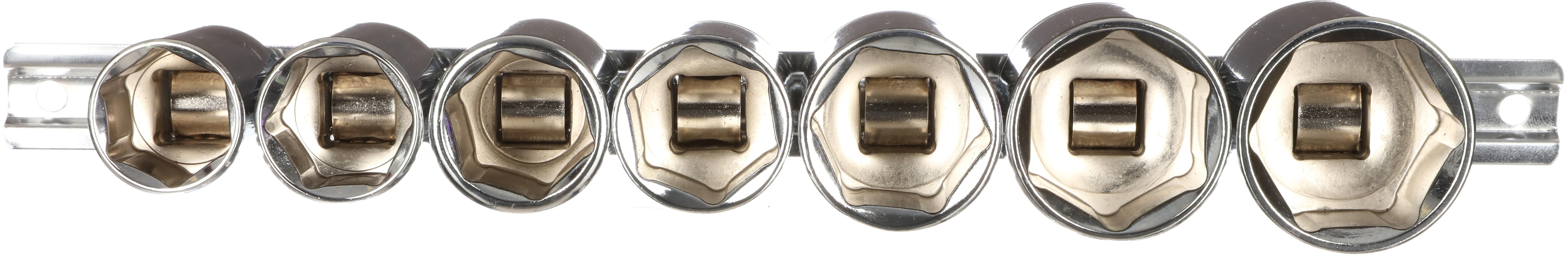 Halfords Advanced 7 Piece 1/2" Drive Socket Rail Set