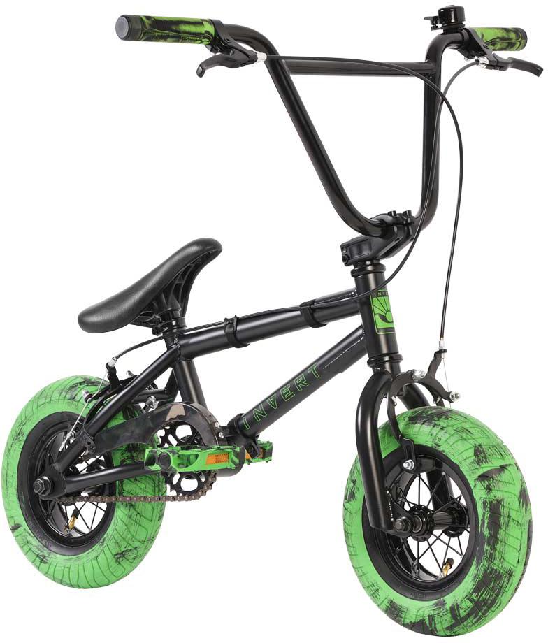 Invert Supreme Mini Bmx - 10 Inch Wheel - Black/Green