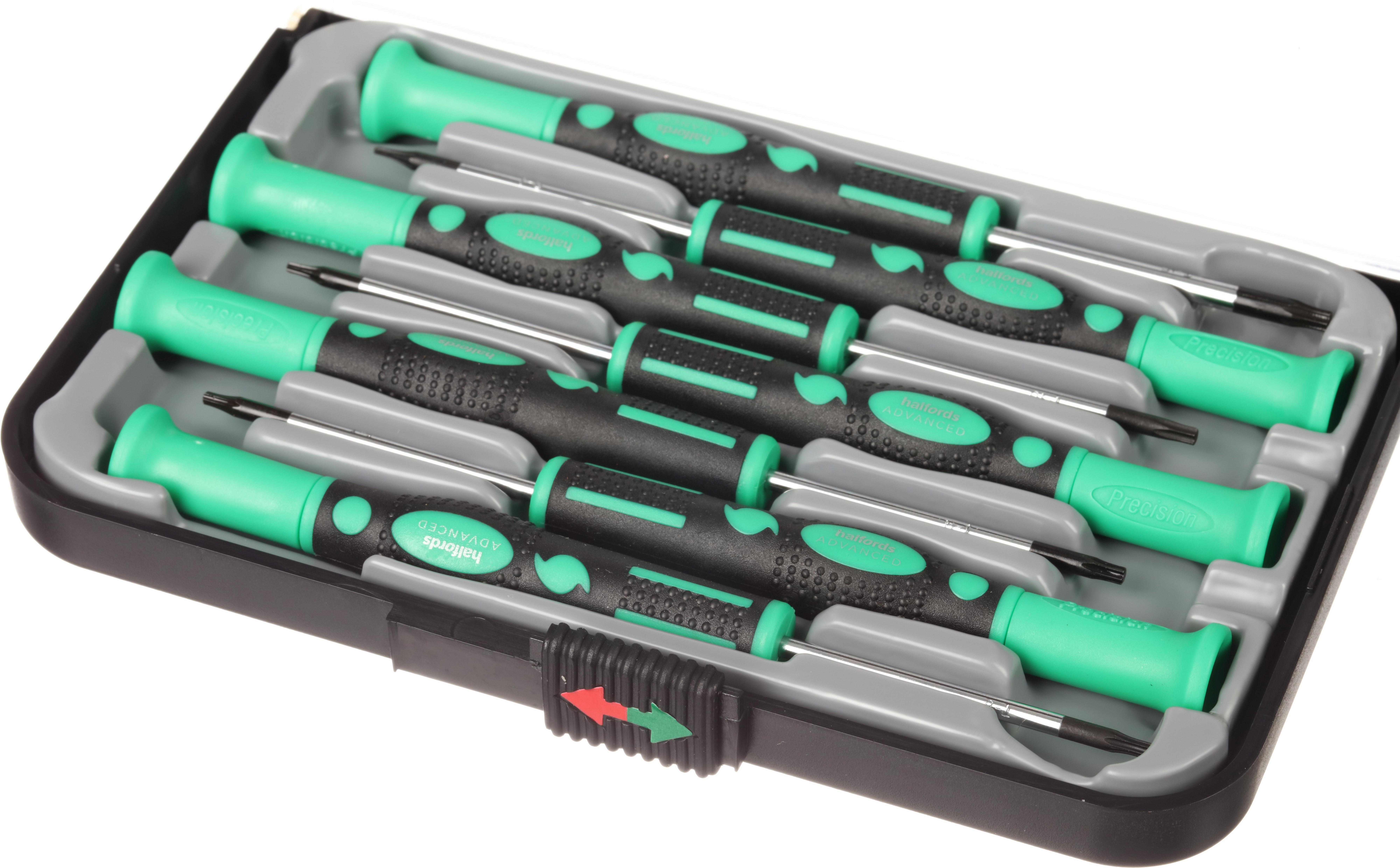 Halfords Advanced Precision Screwdriver Set 7 Piece
