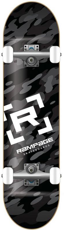 Halfords Rampage Black Camo Skateboard | Extra 8% off for BC Members