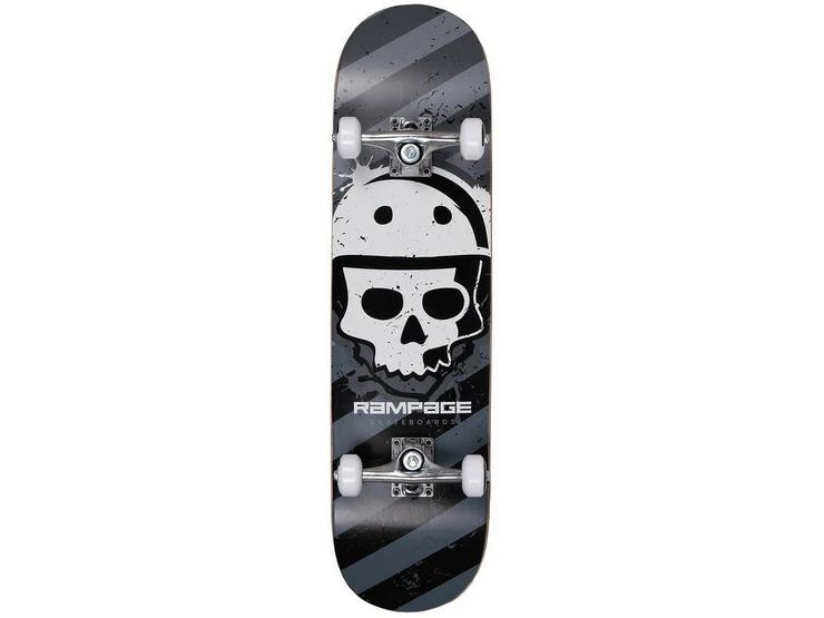 Rampage Bonehead Skateboard - Black