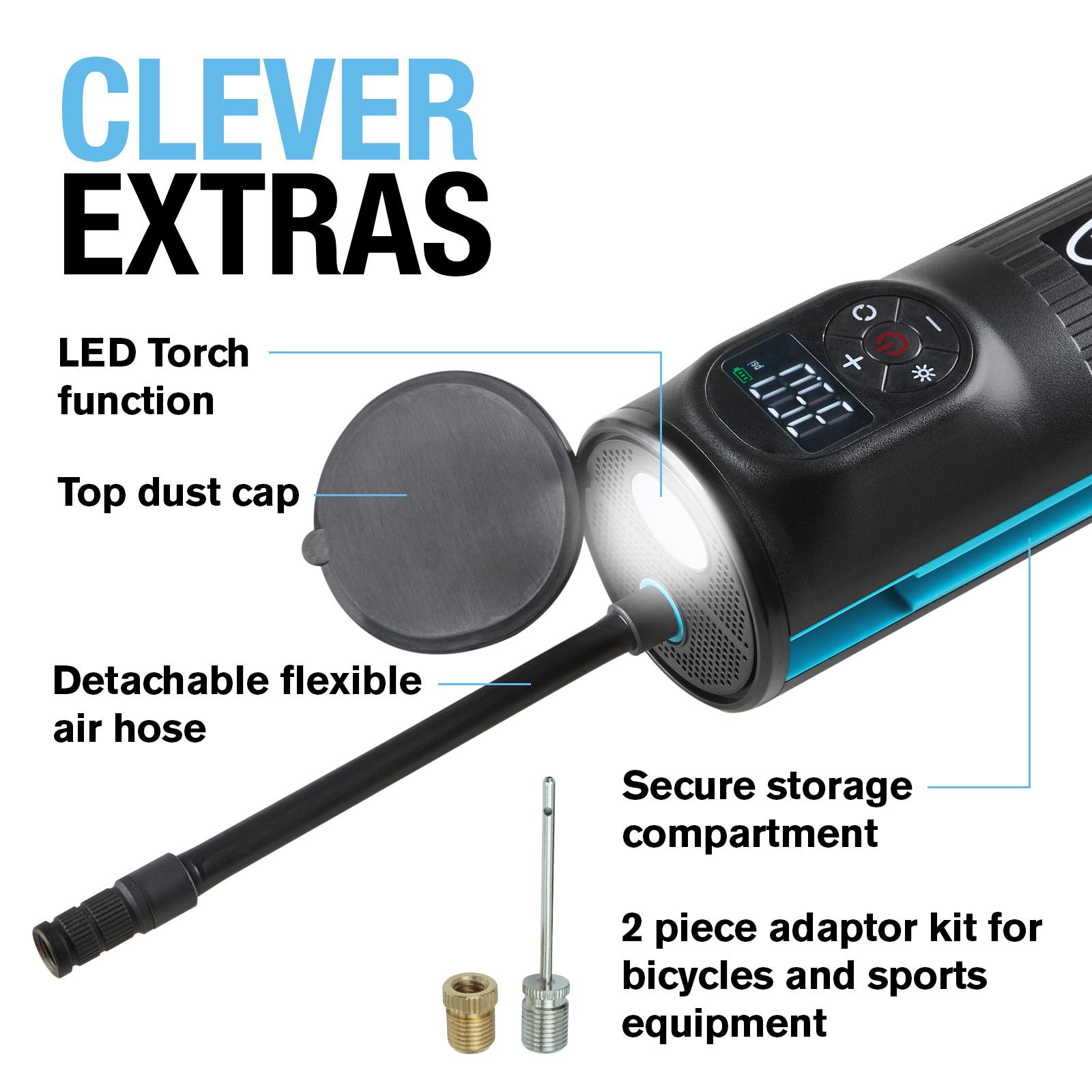 Ring RTC2000 Cordless Handheld Rechargeable Tyre Inflator