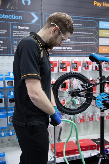 Halfords sales bike fitting