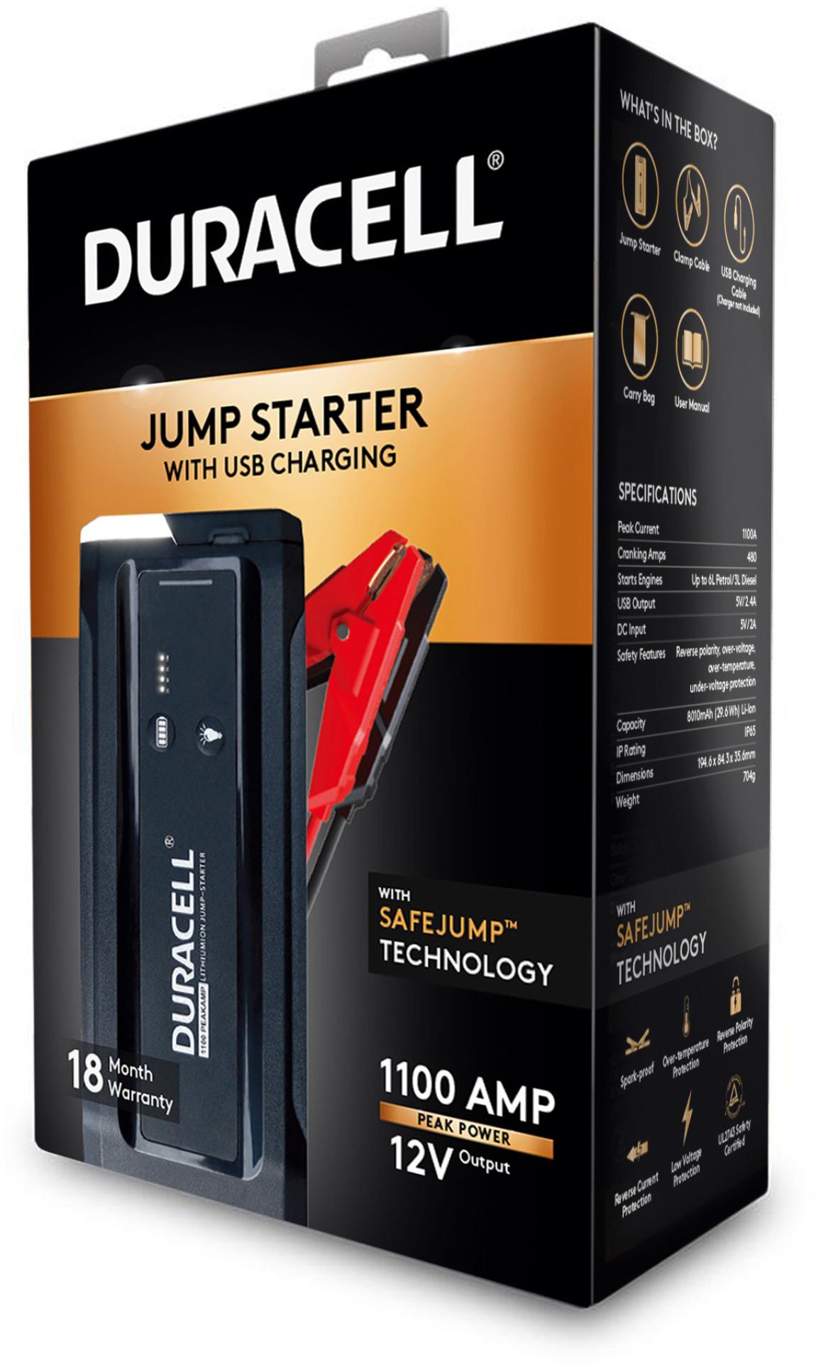 Duracell Safejump Compact Jump Starter