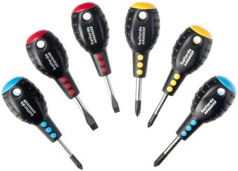 Halfords Advanced 6 Piece Stubby Screwdriver Set