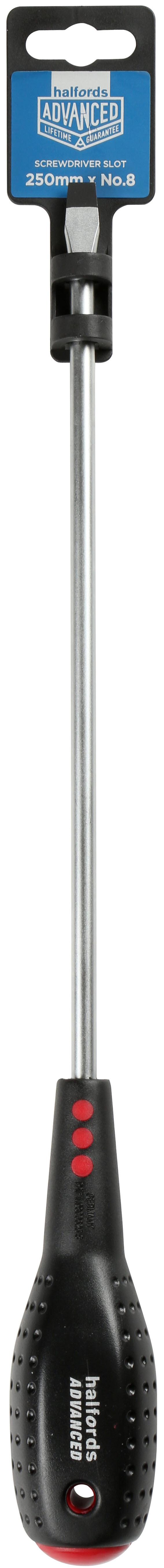 Halfords Advanced Slot Screwdriver 8x250mm