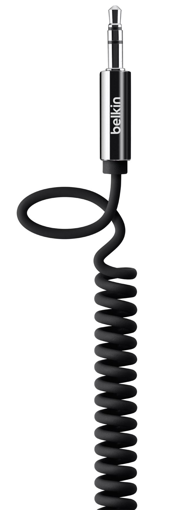 Belkin 3.5mm Aux Coiled 1.8m Cable