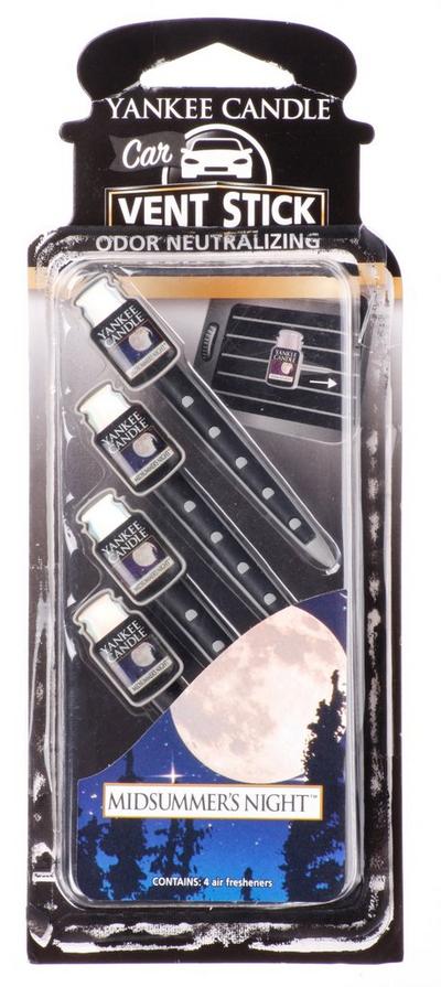 Yankee Candle Car Air Freshener Vent Sticks - Pack of 4