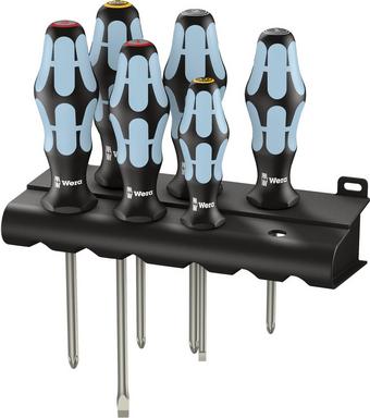 Stainless Steel Kraftform Plus Screwdriver set with rack, 6 pieces