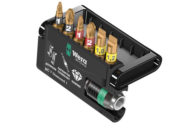 Wera Bit-Check 7 Diamond 1, 7 Pieces Wera Bit-Check 7 Diamond 1, 7 Pieces