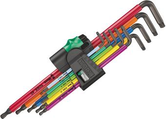 Wera 967/9 TX XL Multicolour HF 1 L-key Set