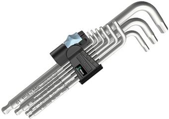 Wera 3950/9 Hex-Plus Stainless 1 SB Hex Key Set 9pcs