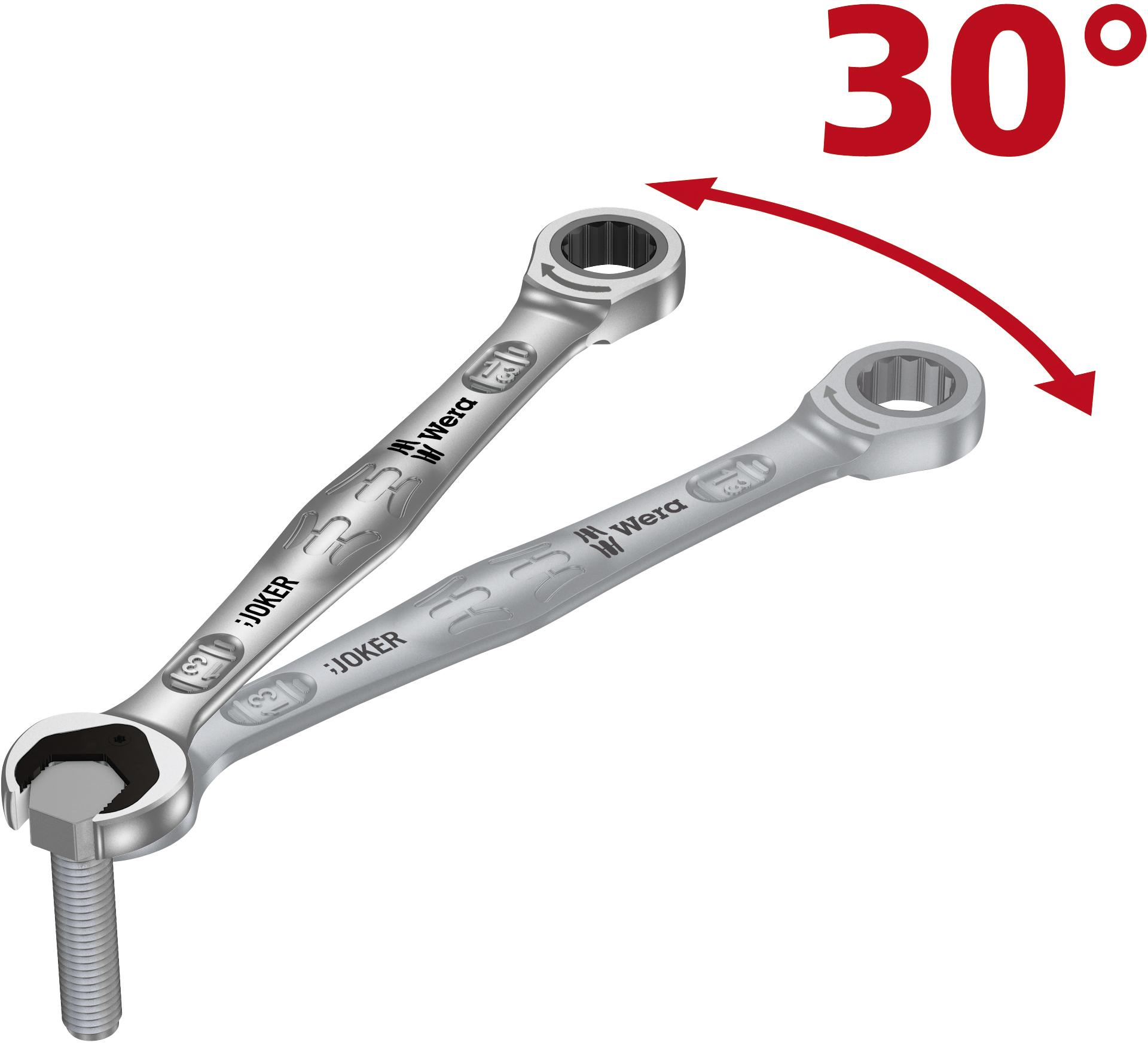 Wera 6000 Joker Ratcheting Combination Wrench 13mm