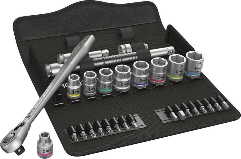 Wera 8100 SB 8 Zyklop Ratchet Set With Switch Lever 3/8" Wera 8100 SB 8 Zyklop Ratchet Set With Switch Lever 3/8"