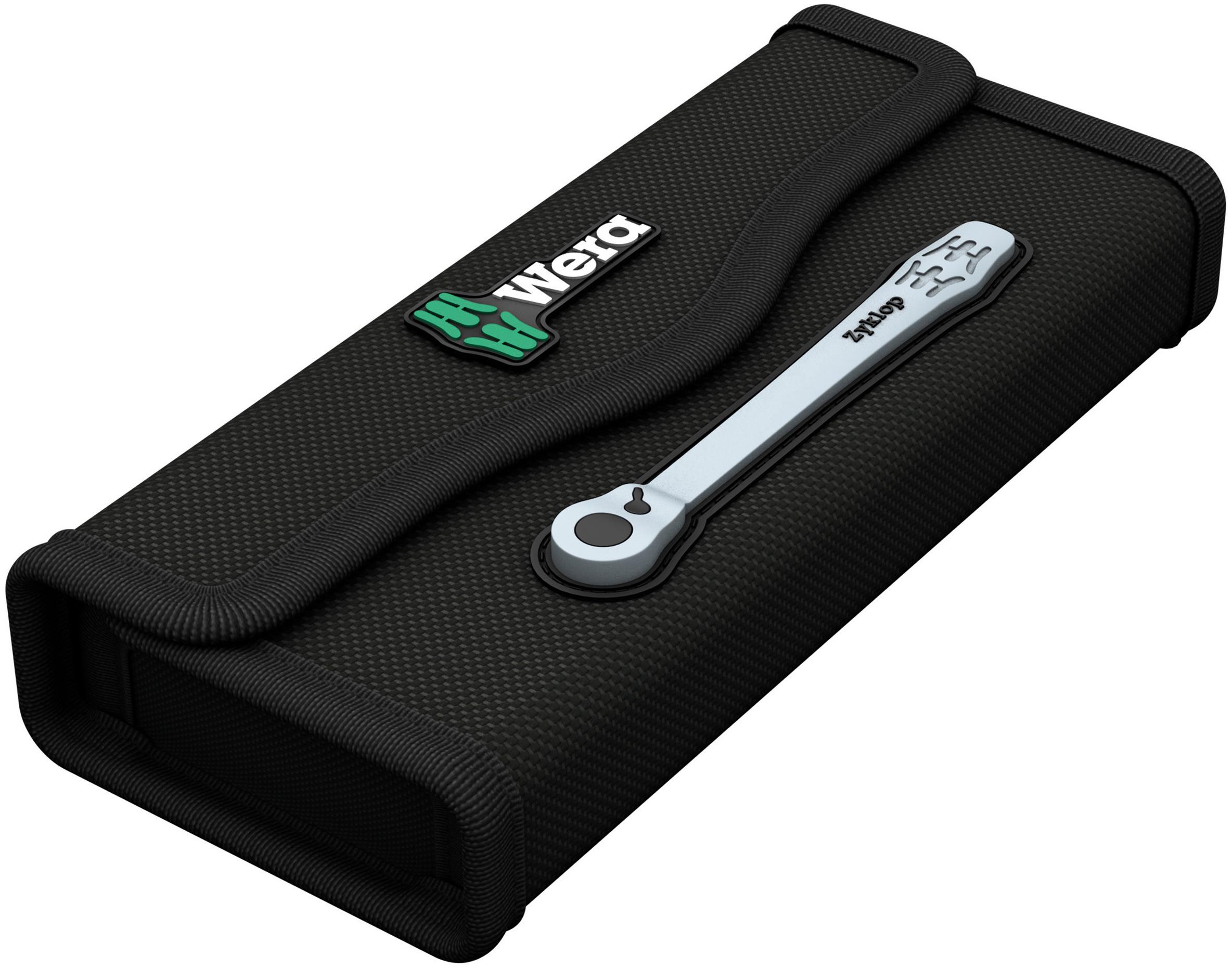 Wera 8100 SB 8 Zyklop Ratchet Set With Switch Lever 3/8"