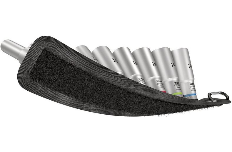 Wera Belt B Deep 1 socket set, 3/8" drive, 9 pieces Wera Belt B Deep 1 socket set, 3/8" drive, 9 pieces