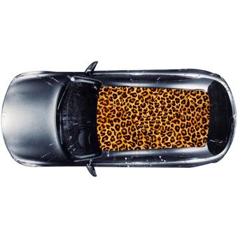 LuxCar Printed Roof Wrap - Leopard
