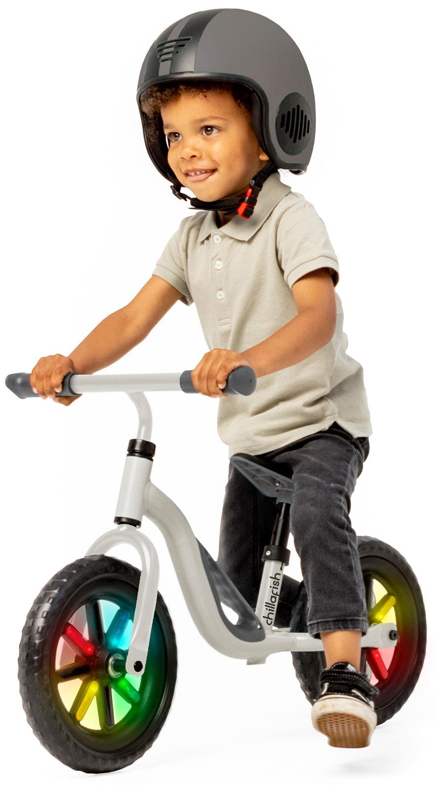 Chillafish Charlie Glow Balance Bike, Beige - 10" Wheel