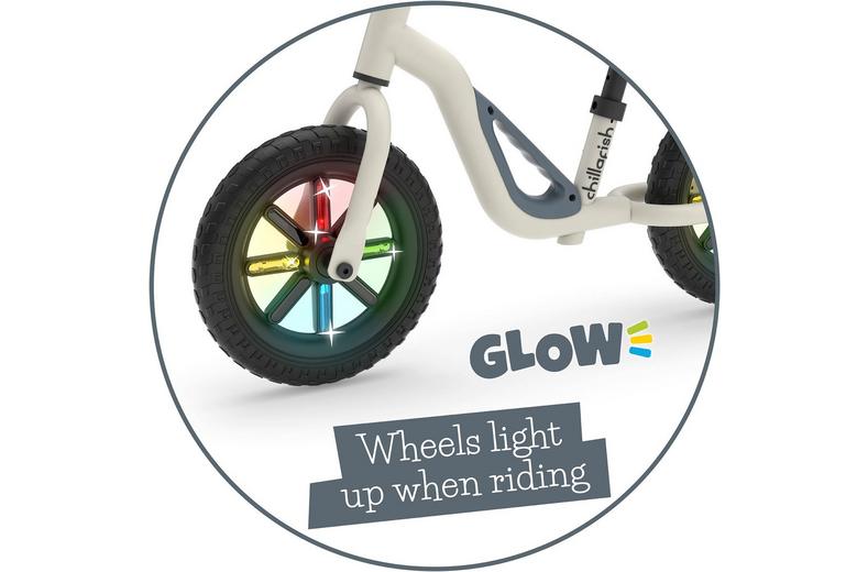 Chillafish Charlie Glow Balance Bike, Beige - 10" Wheel Chillafish Charlie Glow Balance Bike, Beige - 10" Wheel