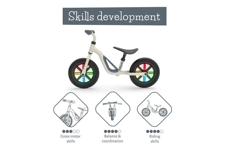 Chillafish Charlie Glow Balance Bike, Beige - 10" Wheel Chillafish Charlie Glow Balance Bike, Beige - 10" Wheel