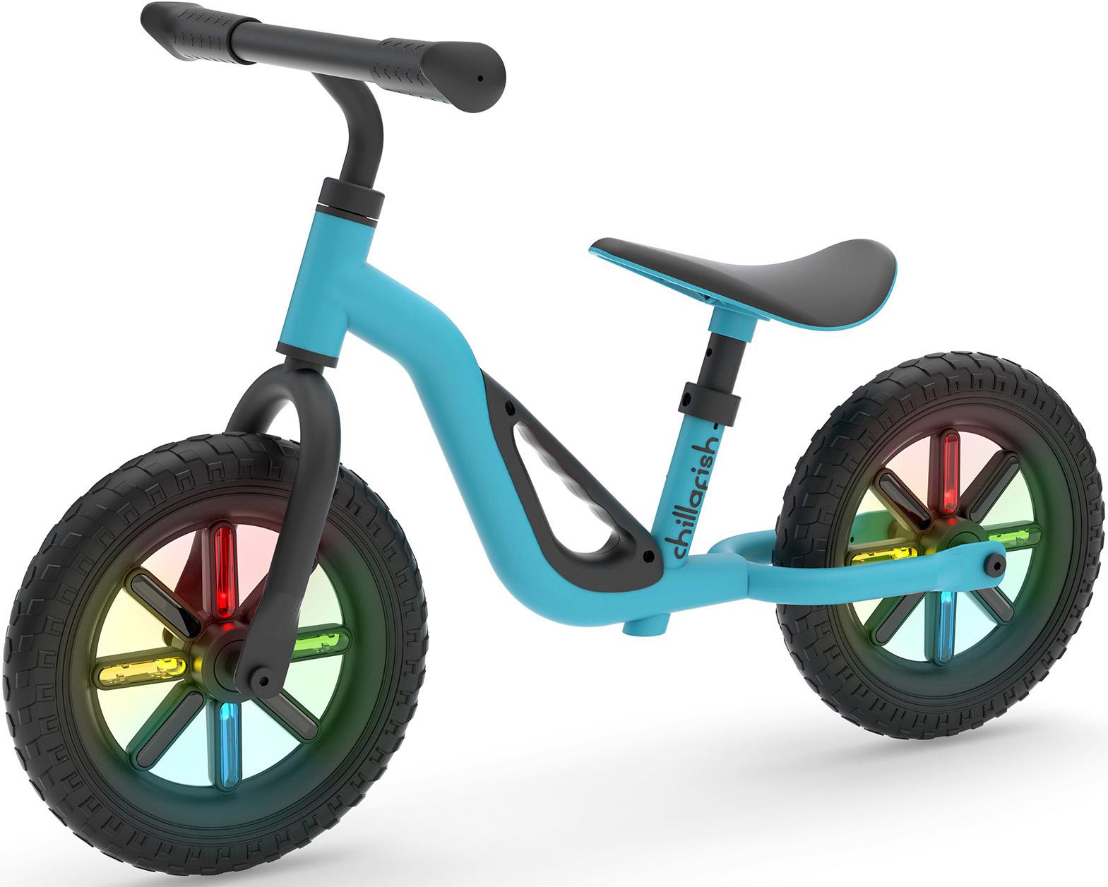 Chillafish Charlie Glow Balance Bike - 10 Inch Wheel - Sky Blue