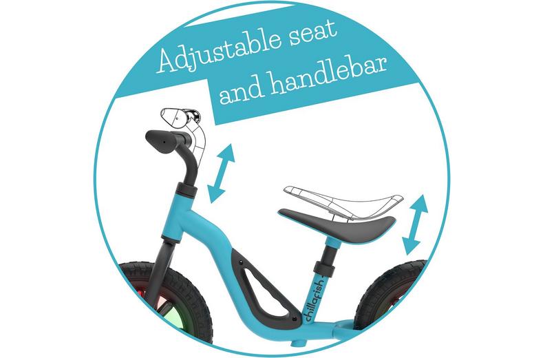 Chillafish Charlie Glow Balance Bike, Sky Blue - 10" Wheel Chillafish Charlie Glow Balance Bike, Sky Blue - 10" Wheel